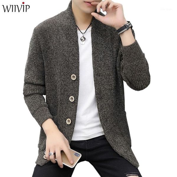 2019 new sweater autumn new men's jacket long men's slim cardigan knit cardigan trend clothing yw5731, White;black
2019 new sweater autumn new men's jacket long men's slim cardigan knit cardigan trend clothing yw5731, White;black