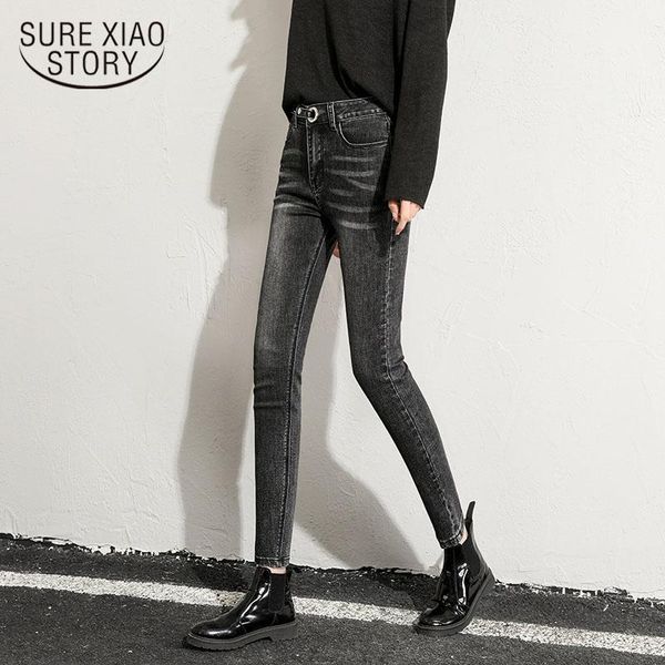 women's jeans 2021 autumn skinny high waist woman streetwear pencil pants all-match denim trousers with korean style 10832, Blue
women's jeans 2021 autumn skinny high waist woman streetwear pencil pants all-match denim trousers with korean style 10832, Blue