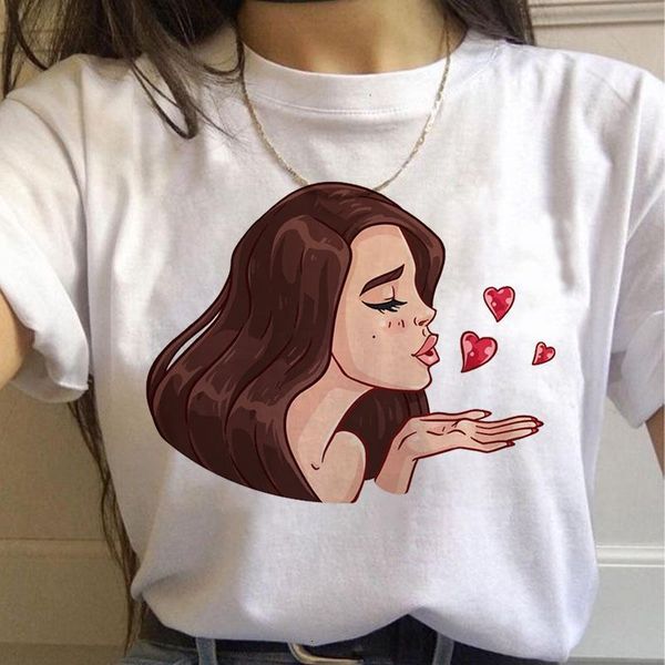womens t shirt lana del rey ulzzang o neck t shirt ladies graphic design printing t shirt beautiful korean female, White
womens t shirt lana del rey ulzzang o neck t shirt ladies graphic design printing t shirt beautiful korean female, White