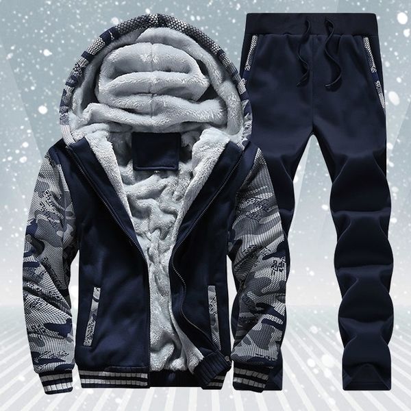 winter mens warm set fleece track suits for men tracksuit brand thicken clothing sudaderas hombre mens camo suits male clothing 201201, Gray
winter mens warm set fleece track suits for men tracksuit brand thicken clothing sudaderas hombre mens camo suits male clothing 201201, Gray