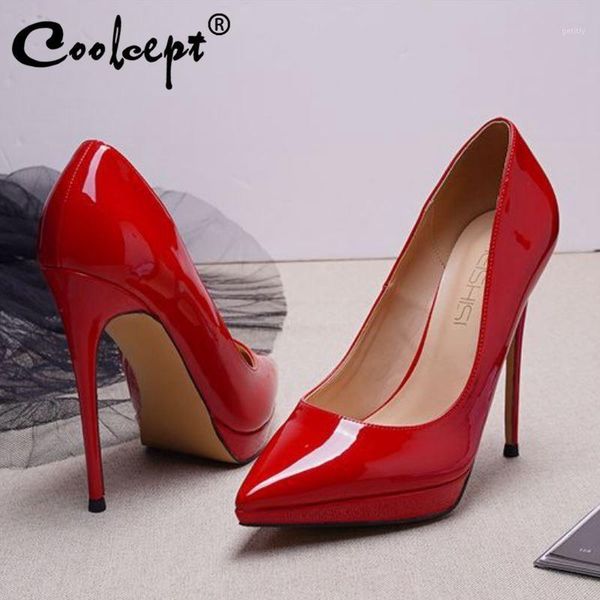 dress shoes coolcept size 33-43 women pumps pointed toe thin high heel solid color shallow club female footwear1, Black
dress shoes coolcept size 33-43 women pumps pointed toe thin high heel solid color shallow club female footwear1, Black