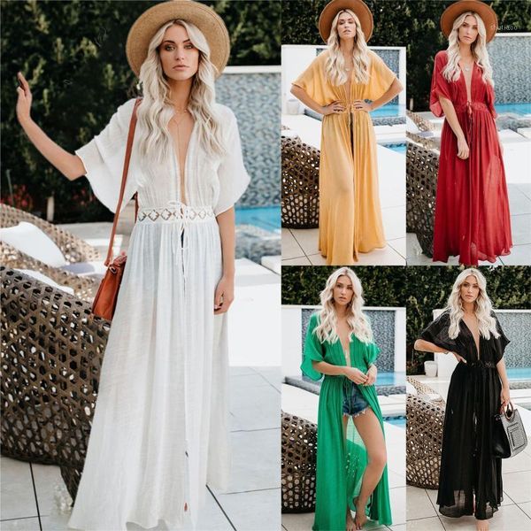 2020 summer new lace sunscreen long chiffon blouse short-sleeved beach beach style long shirt for lady shirts1, White
2020 summer new lace sunscreen long chiffon blouse short-sleeved beach beach style long shirt for lady shirts1, White