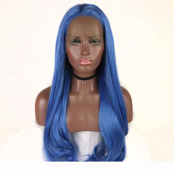long synthetic wigs natural wave light blue synthetic lace front wigs glueless heat resistant fiber hair for white women, Black
long synthetic wigs natural wave light blue synthetic lace front wigs glueless heat resistant fiber hair for white women, Black