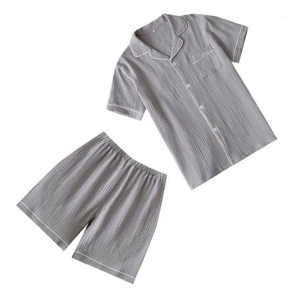 men's sleepwear 1 set man summer pajamas male short sleeve home lounge night wear shorts and pajama for daily use (grey s1, Black;brown
men's sleepwear 1 set man summer pajamas male short sleeve home lounge night wear shorts and pajama for daily use (grey s1, Black;brown