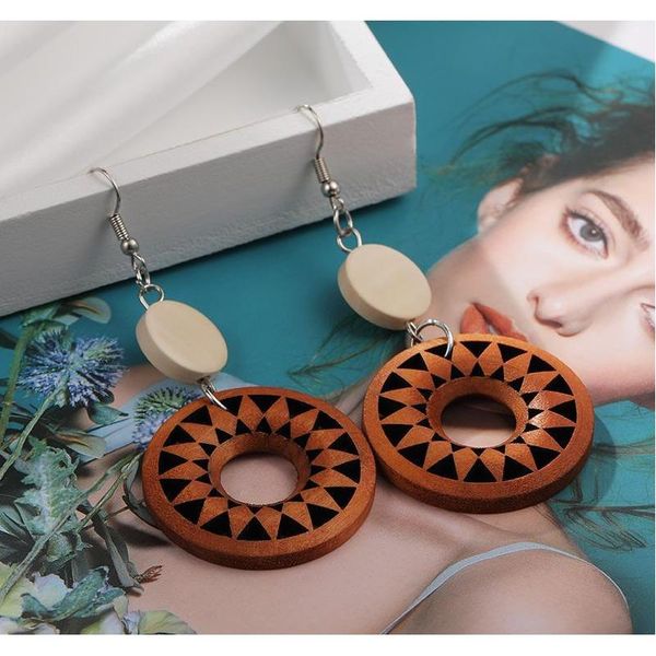 handmade wood circle earrings for women yellow statement drop long dangle earring cute korea style je bbyvrd bde_home, Silver
handmade wood circle earrings for women yellow statement drop long dangle earring cute korea style je bbyvrd bde_home, Silver