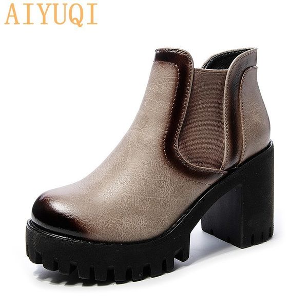 women booties high heel 2020 autumn new boots women fashion british style thick heel women's shoes casual ladies ankle boots lj201030, Black
women booties high heel 2020 autumn new boots women fashion british style thick heel women's shoes casual ladies ankle boots lj201030, Black