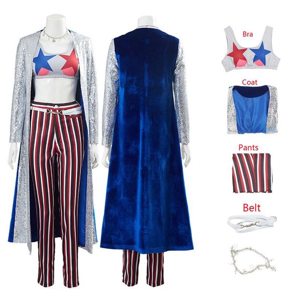 suicide squad birds of prey cosplay costume quinn necklace coat pants 5 pieces suits halloween costumes for women outfit, Black
suicide squad birds of prey cosplay costume quinn necklace coat pants 5 pieces suits halloween costumes for women outfit, Black