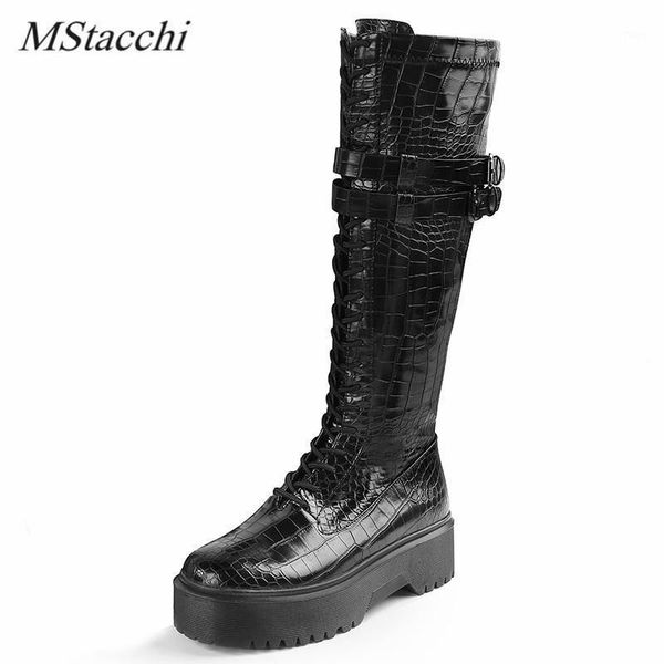 mstacchi 2020 new style women botas round toe crocodile print lace-up small bag decoration out street shoes the knee boots mujer1, Black
mstacchi 2020 new style women botas round toe crocodile print lace-up small bag decoration out street shoes the knee boots mujer1, Black