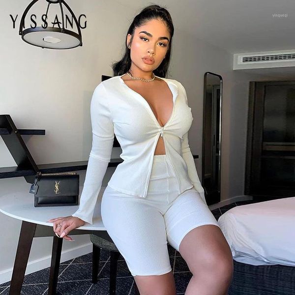 yissang double zippered knitted sweater 2 piece set women o neck crop and shorts matching set two piece summer outfits1, Gray
yissang double zippered knitted sweater 2 piece set women o neck crop and shorts matching set two piece summer outfits1, Gray