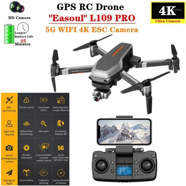 rc drone l109pro gps 5g wifi fpv 4k hd camera pro selfie quadcopter 1.2km control distance helicopter flight 25mins vs f11 sg9061
rc drone l109pro gps 5g wifi fpv 4k hd camera pro selfie quadcopter 1.2km control distance helicopter flight 25mins vs f11 sg9061