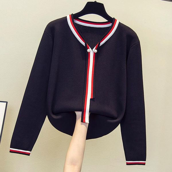 women's sweatshirt women's fashion pullover casual long sleeve round collar sweater black, White;black
women's sweatshirt women's fashion pullover casual long sleeve round collar sweater black, White;black