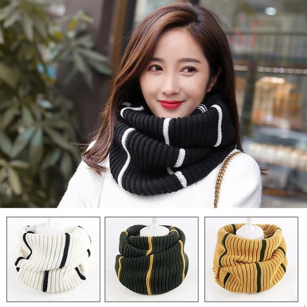 new spring winter scarf warm scarves for women girls knitted circle neck scarfs patchwork color striped all-match scarf fashion, Blue;gray
new spring winter scarf warm scarves for women girls knitted circle neck scarfs patchwork color striped all-match scarf fashion, Blue;gray