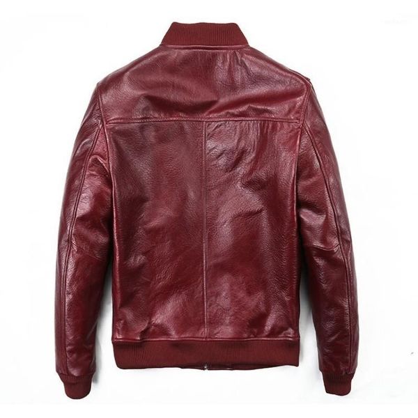 new fashion mens stand collar sheepskin bomber jacket slim fit short biker coat male zip motorycle genuine leather pilot jackets1, Black
new fashion mens stand collar sheepskin bomber jacket slim fit short biker coat male zip motorycle genuine leather pilot jackets1, Black