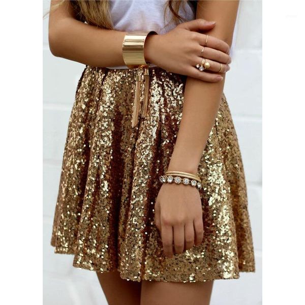 women bottoms gold a-line sequin skirt bling short party pleated skirt summer ladies high waist night out club mini1, Black
women bottoms gold a-line sequin skirt bling short party pleated skirt summer ladies high waist night out club mini1, Black