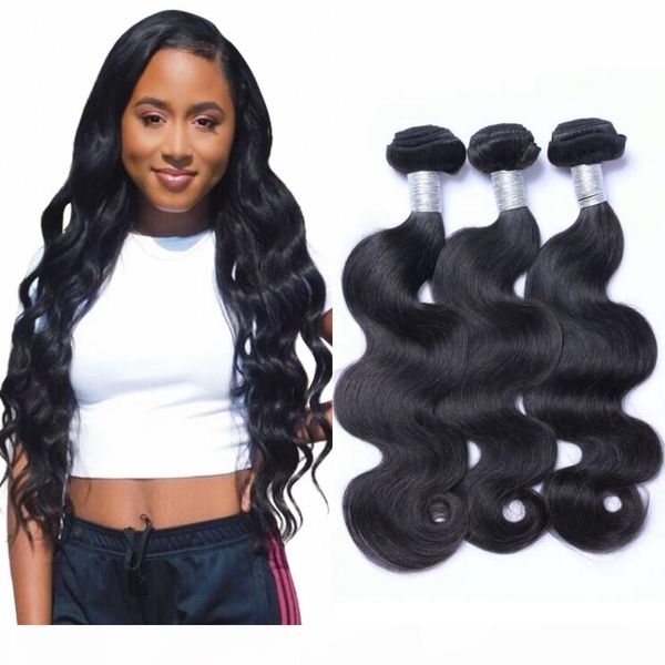 indian body wave hair weave bundles 8-26 inch human hair bundles 3pcs non remy hair extensions, Black
indian body wave hair weave bundles 8-26 inch human hair bundles 3pcs non remy hair extensions, Black