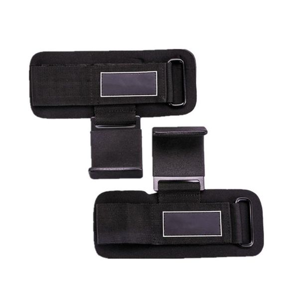 2 pcs fitness exercise weight lifting hooks horizontal bar pull-up help