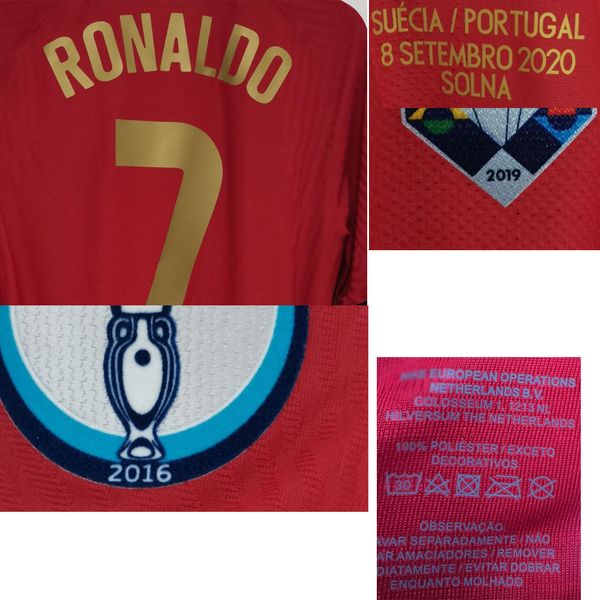 2020 match worn playe issue ronaldo maillot shirt joao felix bernardo pepe fernandes with 100 goals match details american college football, Black
2020 match worn playe issue ronaldo maillot shirt joao felix bernardo pepe fernandes with 100 goals match details american college football, Black