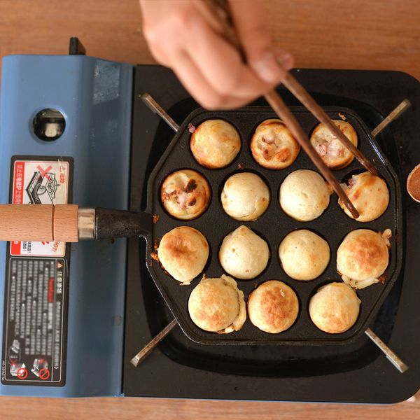 14 cavities takoyaki maker ocs small balls baking pan home cooking tools kitchenware supplies
14 cavities takoyaki maker ocs small balls baking pan home cooking tools kitchenware supplies