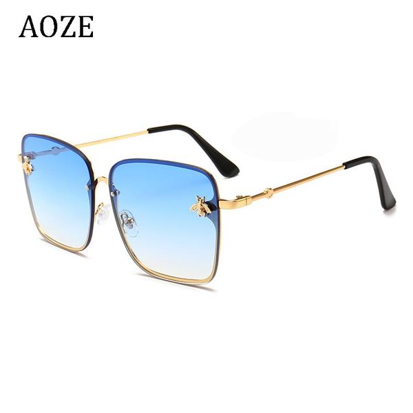 sunglasses bee metal frame oversize square men women celebrity sun glasses male driving fashion female gradient shades oculos, White;black
sunglasses bee metal frame oversize square men women celebrity sun glasses male driving fashion female gradient shades oculos, White;black