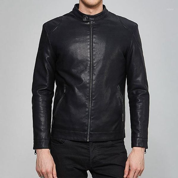 men's jackets fashion leather slim fit autumn winter warm solid black mens and coats casual outwear chamarras1, Black;brown
men's jackets fashion leather slim fit autumn winter warm solid black mens and coats casual outwear chamarras1, Black;brown