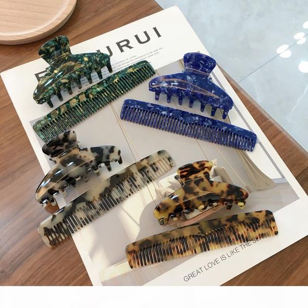 2pcs set new fashion acetate geometric hair clips comb for women girls sweet hairpins barrettes hair accessories set 
2pcs set new fashion acetate geometric hair clips comb for women girls sweet hairpins barrettes hair accessories set