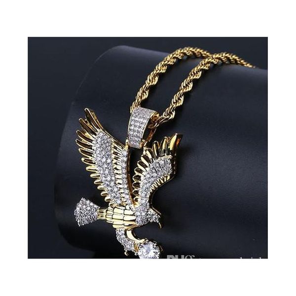 hip hop gold color plated copper iced out micro paved cz eagle pendant necklace men charm jewelry th wmtdnw hat7890, Silver
hip hop gold color plated copper iced out micro paved cz eagle pendant necklace men charm jewelry th wmtdnw hat7890, Silver