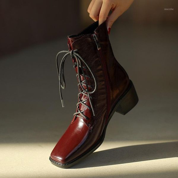 boots 2021 autumn winter women ankle shoes square high heel genuine leather woman dress party casual riding 431, Black
boots 2021 autumn winter women ankle shoes square high heel genuine leather woman dress party casual riding 431, Black