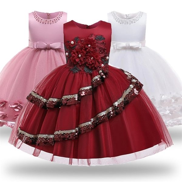 children 2020 kids ceremonies party dresses flower princess wedding gown baby girl christmas dress 2-12 y y200623, Red;yellow
children 2020 kids ceremonies party dresses flower princess wedding gown baby girl christmas dress 2-12 y y200623, Red;yellow