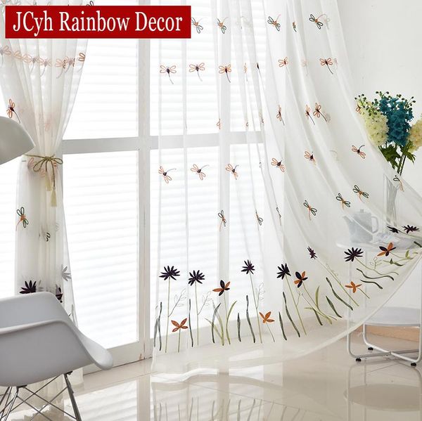 curtain & drapes white embroidered tulle curtains for living room bedroom window sheer organza voile butterfly cortina
curtain & drapes white embroidered tulle curtains for living room bedroom window sheer organza voile butterfly cortina