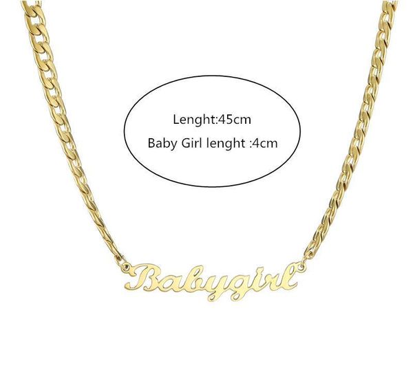 lovely gift gold color babygir name necklace stainless steel nameplate choker handwriting signature wmtwcx dh_garden, Silver
lovely gift gold color babygir name necklace stainless steel nameplate choker handwriting signature wmtwcx dh_garden, Silver