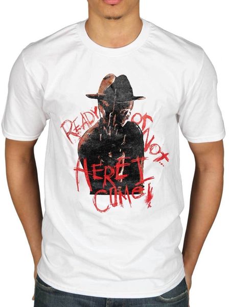 2018 new summer nightmare on elm street ready or not freddy krueger movie poste summer style sport hooded sweatshirt hoodie t shirt