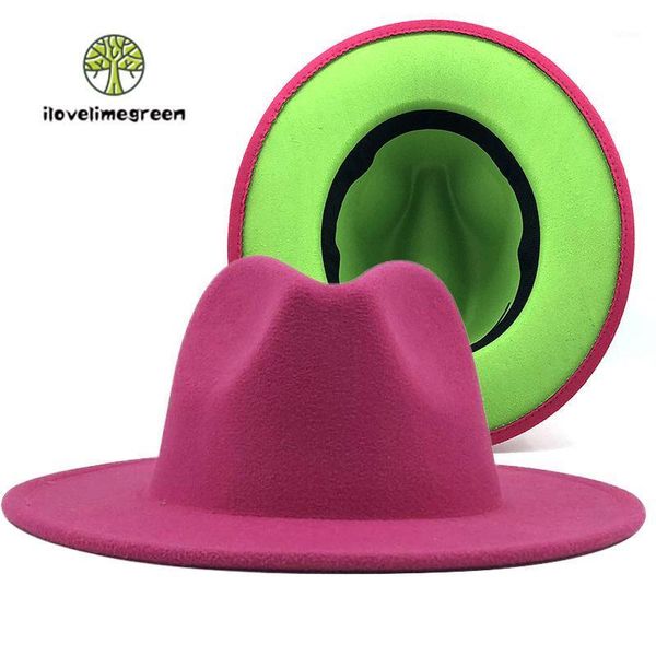 2020 sell lime green patchwork jazz panama woolen fedora hat fall women ladies gentlemen wide brim hat1, Blue;gray
2020 sell lime green patchwork jazz panama woolen fedora hat fall women ladies gentlemen wide brim hat1, Blue;gray