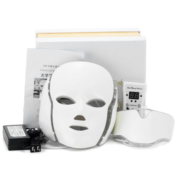 7 color led light therapy face beauty machine neck mask with microcurrent for skin whitening device
7 color led light therapy face beauty machine neck mask with microcurrent for skin whitening device