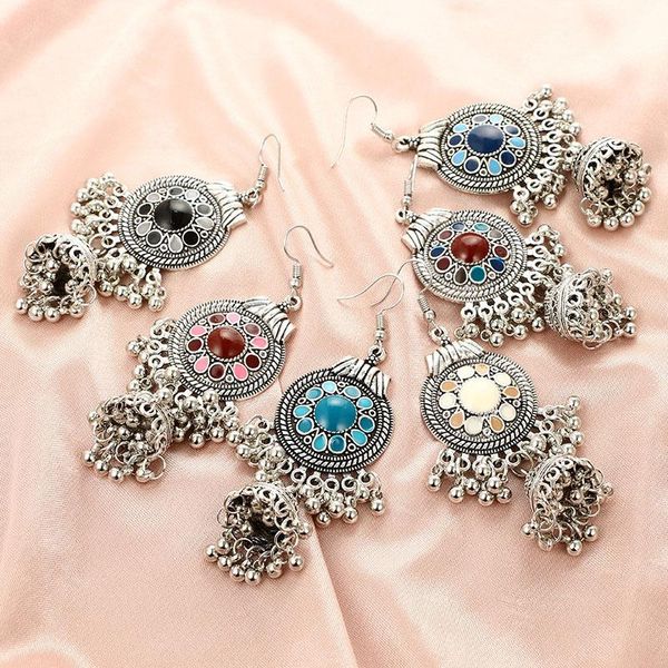 dangle & chandelier antique silver color jhumka earrings for women vintage ethnic hanging boho gypsy jewelry fringed earings
dangle & chandelier antique silver color jhumka earrings for women vintage ethnic hanging boho gypsy jewelry fringed earings