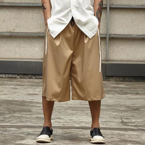 men's pants trousers summer fashion casual wide-leg culottes youth shorts street hip hop yamamoto style, Black
men's pants trousers summer fashion casual wide-leg culottes youth shorts street hip hop yamamoto style, Black