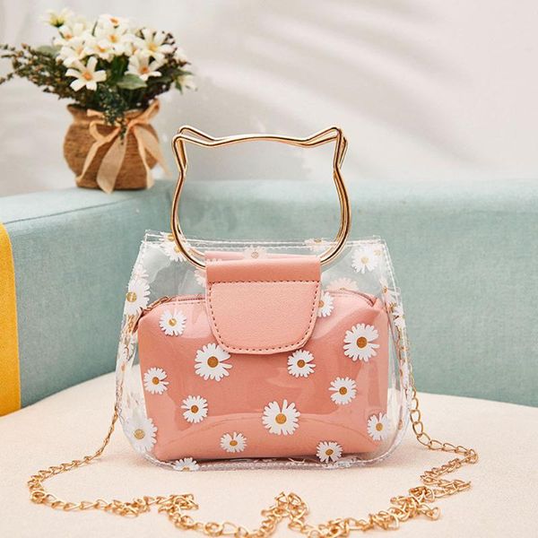 pu messenger fashion with inner pouch chain casual crossbody handbag portable transparent waterproof for women daisy pattern
pu messenger fashion with inner pouch chain casual crossbody handbag portable transparent waterproof for women daisy pattern