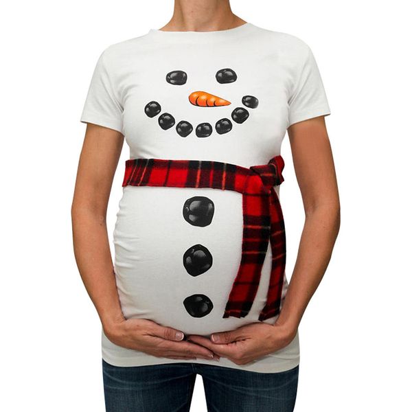 lonsant maternity blouse women christmas snowman cartoon print t-shirts maternity clothes pregnancy short sleeve tee lj201125, White
lonsant maternity blouse women christmas snowman cartoon print t-shirts maternity clothes pregnancy short sleeve tee lj201125, White