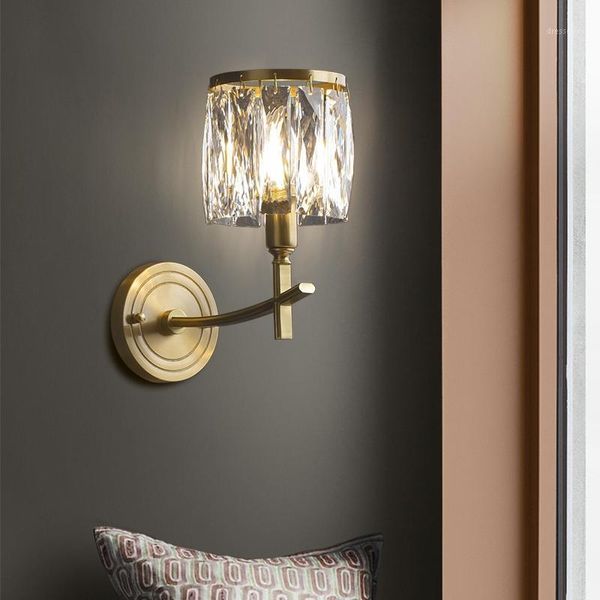 nordic personality wall lamp living room crystal copper wall lamp golden fashion modern minimalist bedside bedroom1 
nordic personality wall lamp living room crystal copper wall lamp golden fashion modern minimalist bedside bedroom1