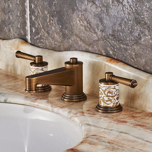 deck mounted bronze gold rose 3 colors brass material of dual handle wash basin tap1
deck mounted bronze gold rose 3 colors brass material of dual handle wash basin tap1