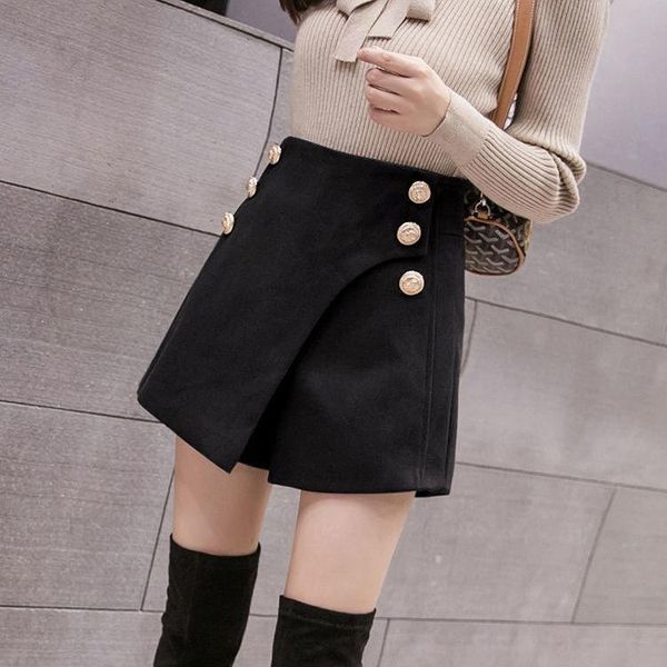 2021 winter autumn korean wide leg wool shorts skirts double-breasted high waist woolen booty shorts woman casual culottes s110, White;black
2021 winter autumn korean wide leg wool shorts skirts double-breasted high waist woolen booty shorts woman casual culottes s110, White;black