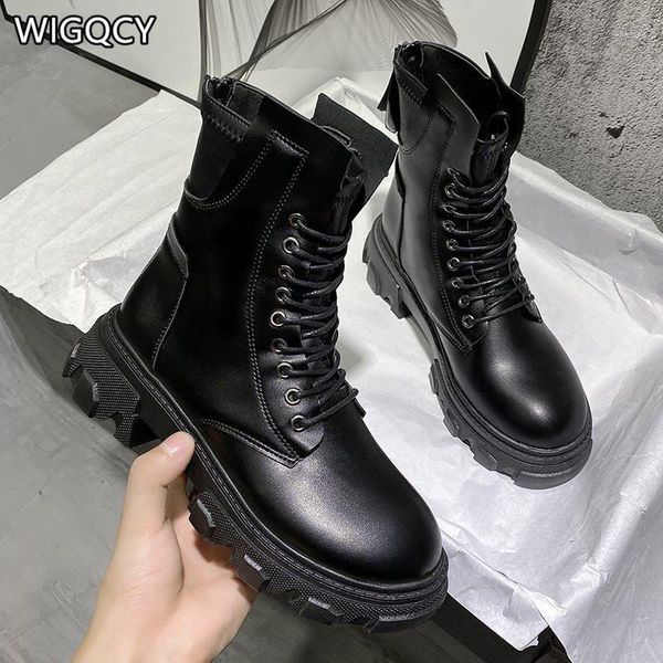 boots 2021 short women's british style with straps thick bottom black back zipper single1
boots 2021 short women's british style with straps thick bottom black back zipper single1