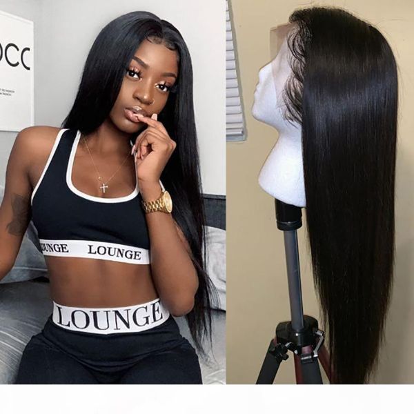 360 lace frontal human hair wigs peruvian straight hair natural color pre plucked lace front wigs with baby hair good quality remy wig, Black;brown
360 lace frontal human hair wigs peruvian straight hair natural color pre plucked lace front wigs with baby hair good quality remy wig, Black;brown