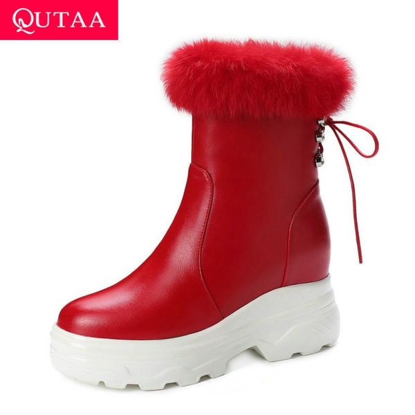 qutaa 2020 платформа круглый toe casual середины икры сапоги осень зима теплая меха женская обувь клин пятки узелок снег сапоги размер 34-40, Black
qutaa 2020 платформа круглый toe casual середины икры сапоги осень зима теплая меха женская обувь клин пятки узелок снег сапоги размер 34-40, Black