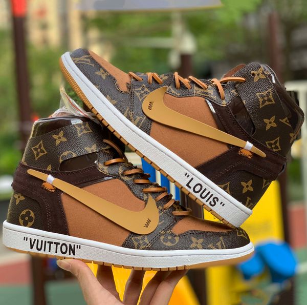 high og òff whÃté x louìs vuÃtton x nÃké air jórdán 1 aj parra custom ow luxurious aj sneakers running basketball shoes 36-45
high og òff whÃté x louìs vuÃtton x nÃké air jórdán 1 aj parra custom ow luxurious aj sneakers running basketball shoes 36-45