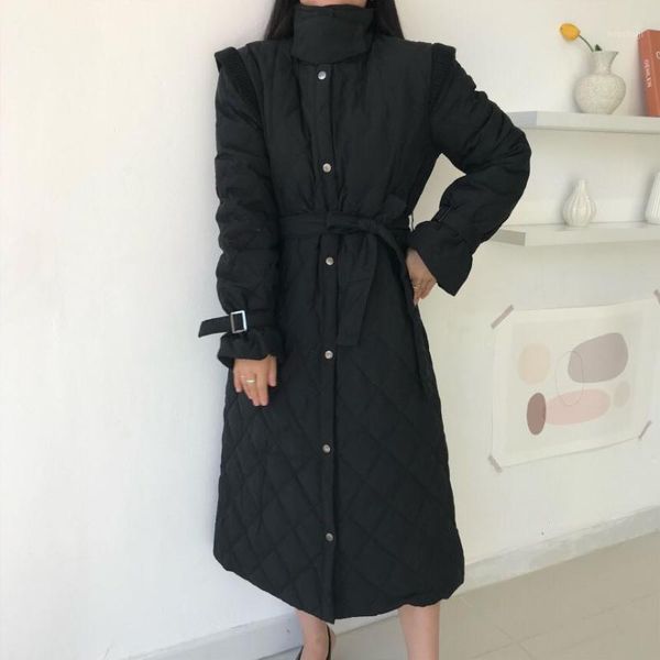 hzirip new autumn winter coat women parkas vintage work wear outwear elegant warm lace-up loose parkas female long overcoat1, Black
hzirip new autumn winter coat women parkas vintage work wear outwear elegant warm lace-up loose parkas female long overcoat1, Black