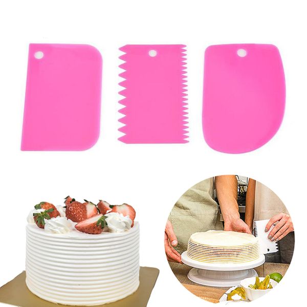 3pc baking pastry tools plastic dough knife icing fondant scraper decorating plain smooth jagged edge spatulas cutters cake tool
3pc baking pastry tools plastic dough knife icing fondant scraper decorating plain smooth jagged edge spatulas cutters cake tool
