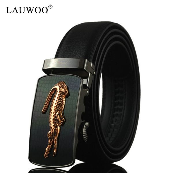 lauwoo fashion mens belt cow genuine leather automatic buckle belts for men causal ceinture homme y200520, Black;brown 
lauwoo fashion mens belt cow genuine leather automatic buckle belts for men causal ceinture homme y200520, Black;brown