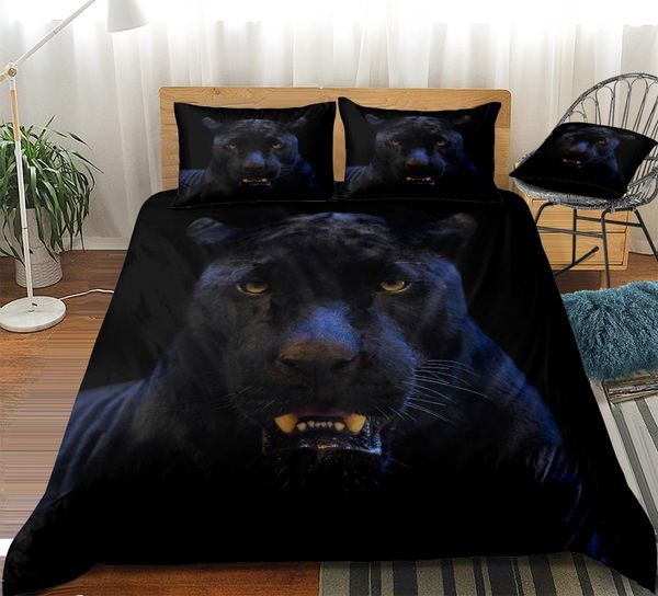 wild animal duvet cover set kids boys bedding set black panther bed linen black leopard home textile black microfiber bedclothes
wild animal duvet cover set kids boys bedding set black panther bed linen black leopard home textile black microfiber bedclothes