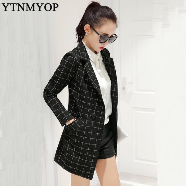 spring women's long plaid blazers 2017 new fashion suit jackets outerwear female slim plus size s-xxl clothing outerwear1, White;black
spring women's long plaid blazers 2017 new fashion suit jackets outerwear female slim plus size s-xxl clothing outerwear1, White;black