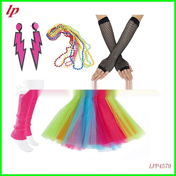 z1xfa 80s women's neon earrings dance party accessories pants necklace theme fishing net gloves tight colorful leggings tight pants acc
z1xfa 80s women's neon earrings dance party accessories pants necklace theme fishing net gloves tight colorful leggings tight pants acc